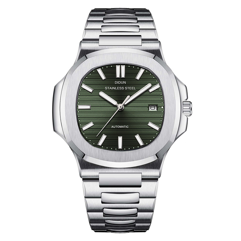 【DIDUN 迪頓】DDN-006 帶日期 鏤空錶蓋 鸚鵡螺系列 機械錶-