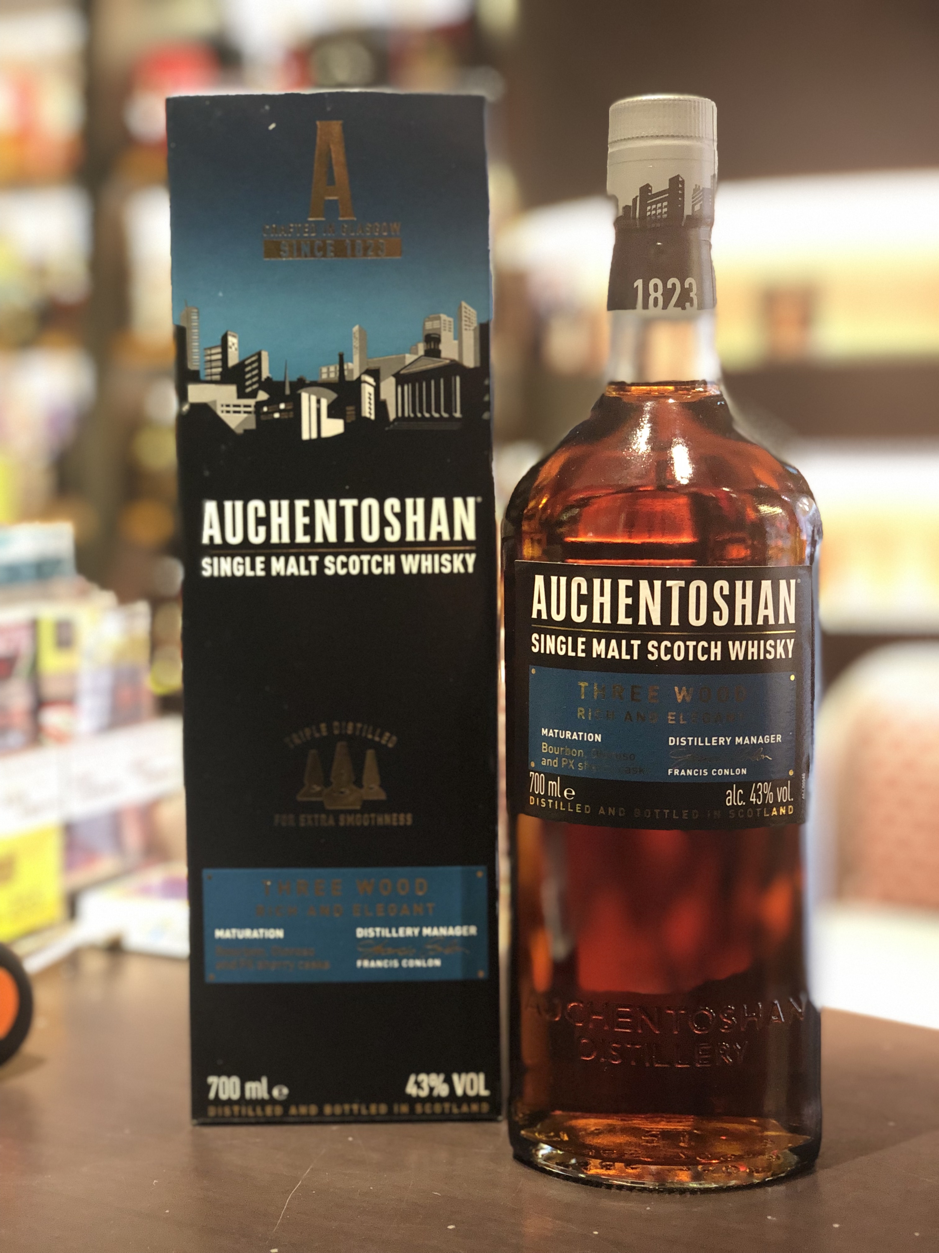 Auchentoshan Three Wood 歐肯特 三桶單一純麥威士忌