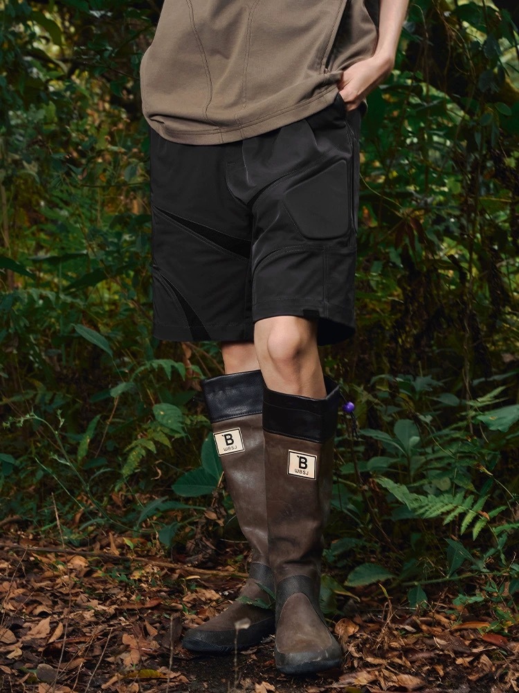 ENshadower隱蔽者 矩形海綿工裝短褲休閒褲