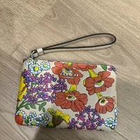 [S] COACH CR946 CORNER ZIP LEATHER FLRL,SV/IVORY MULTI, 196395284191 (SCO771)