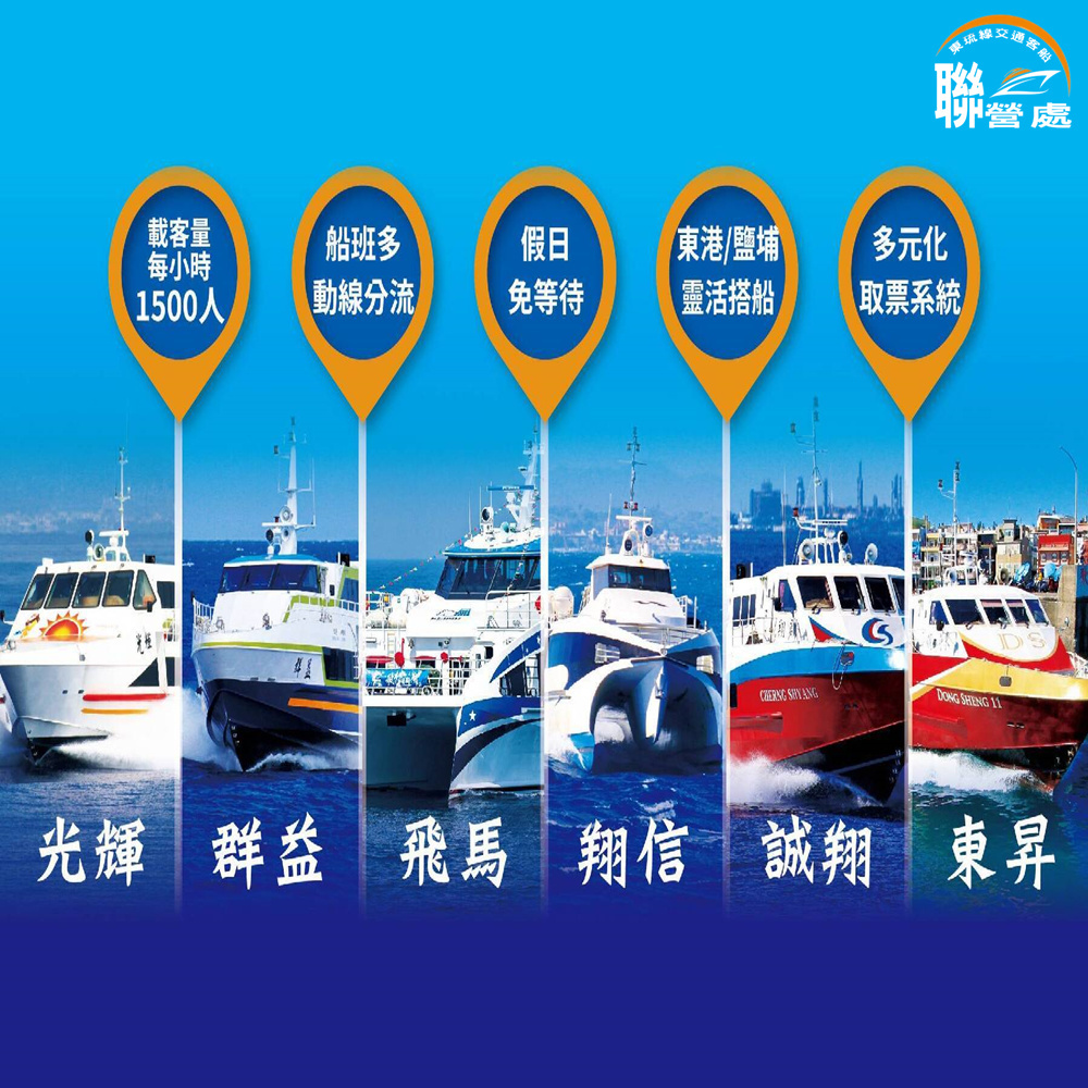 【屏東】東琉線聯營處 船票 Ⓣ