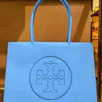 [S] TORY BURCH ELLA BIO SMALL TOTE,BLUE AZURE, 145612-400 (STB573)