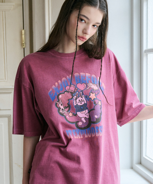 【CPGN STUDIO】24SS★ With Me Bunny Short Sleeve Tee B6U022D200-BLK_F1.webp?v=