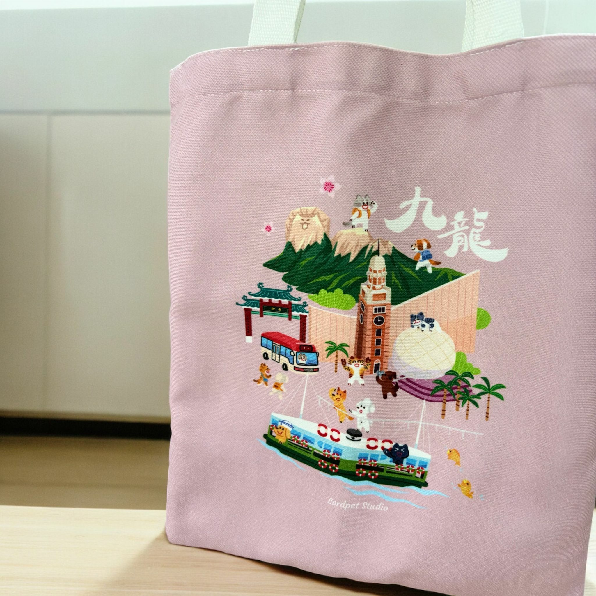 汪喵帆布袋/ tote bag 自家原創插畫