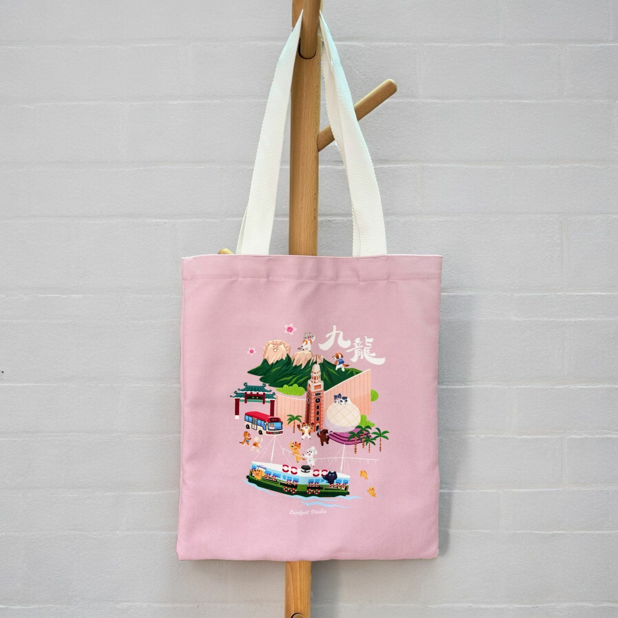 汪喵帆布袋/ tote bag 自家原創插畫