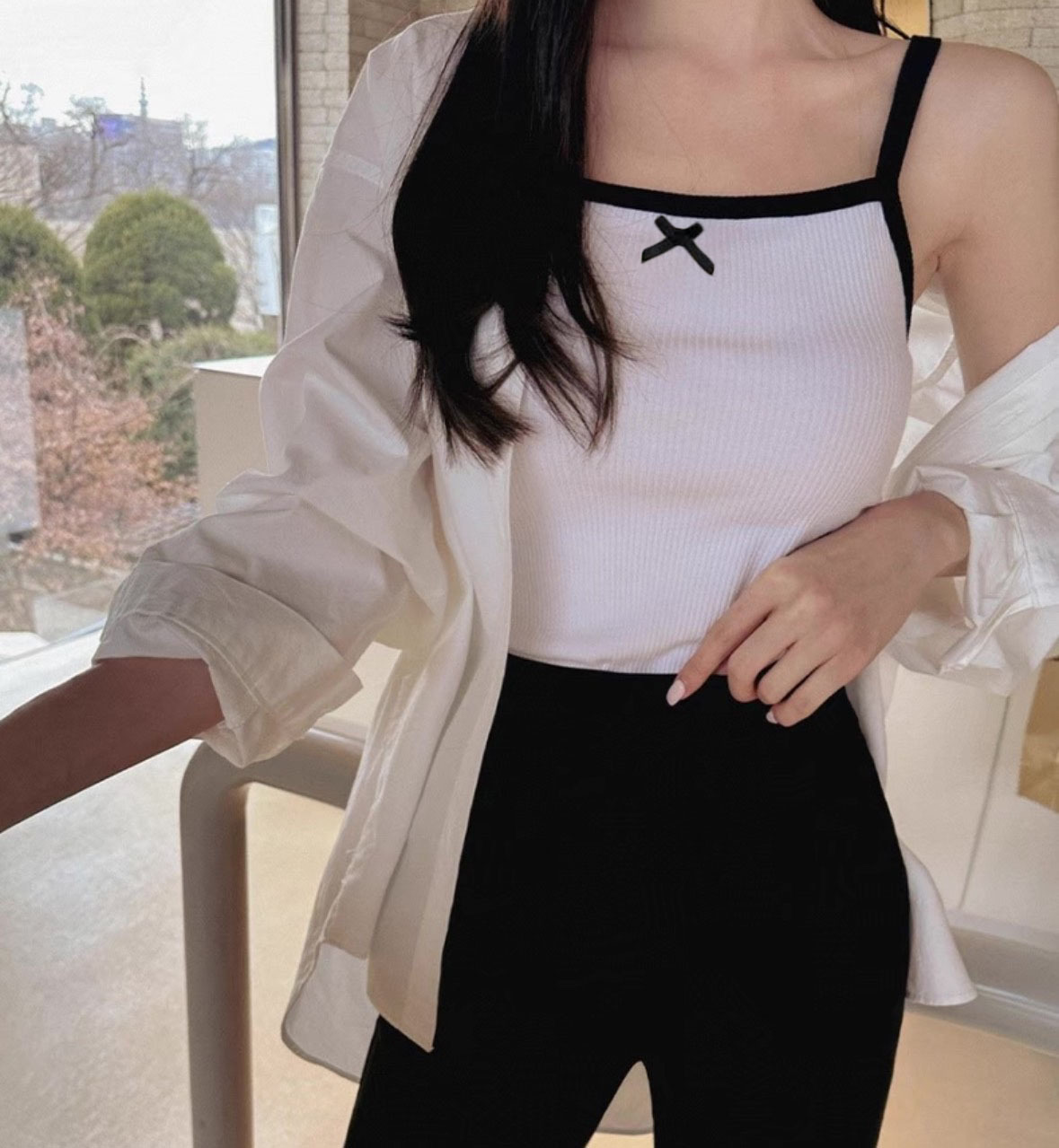 小蝴蝶結細肩背心