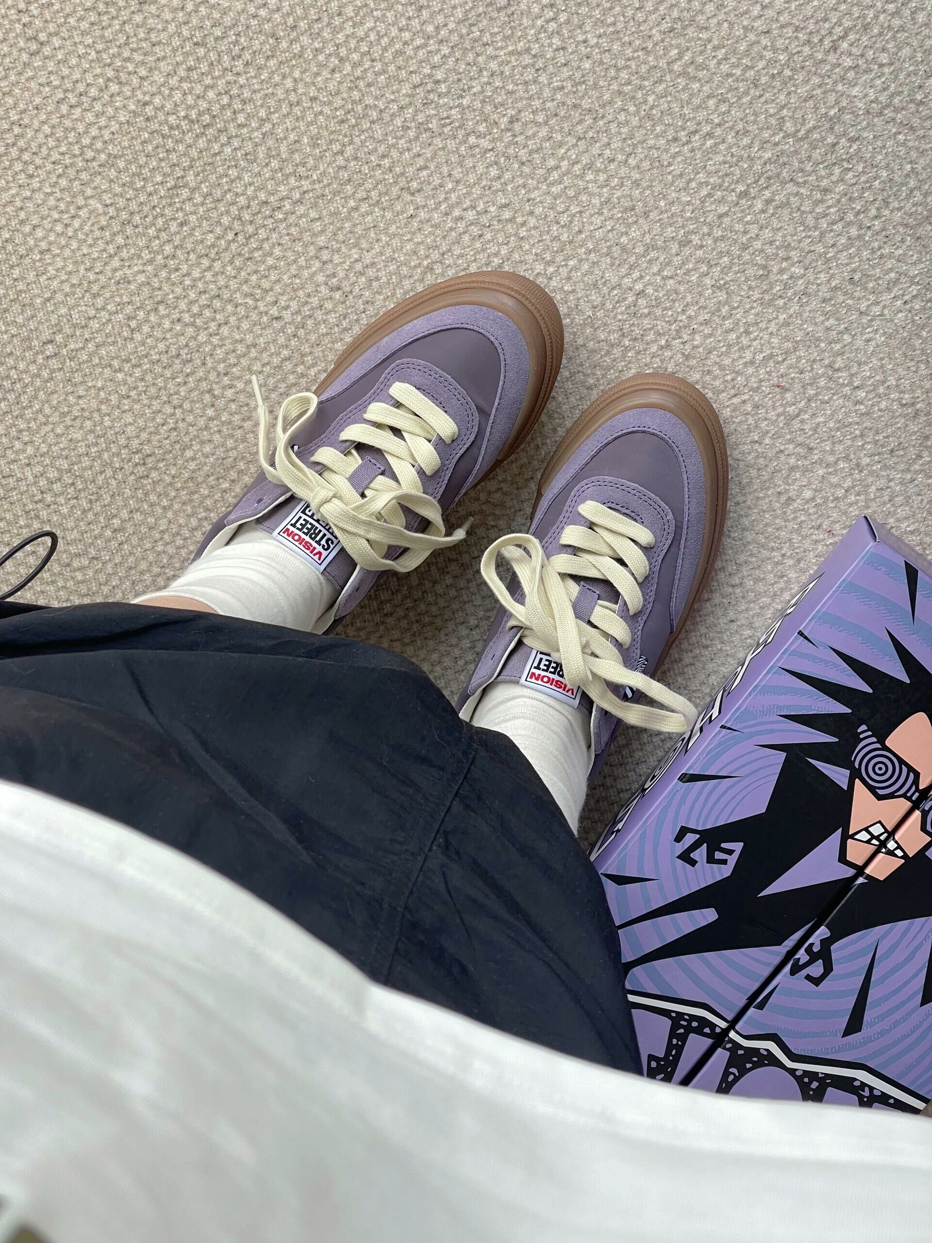 Vision Street Wear Flat Top 美式街頭滑板鞋 香芋紫 紫色 美式 復古 滑板鞋 穿搭 工裝 Psycho限定/預購