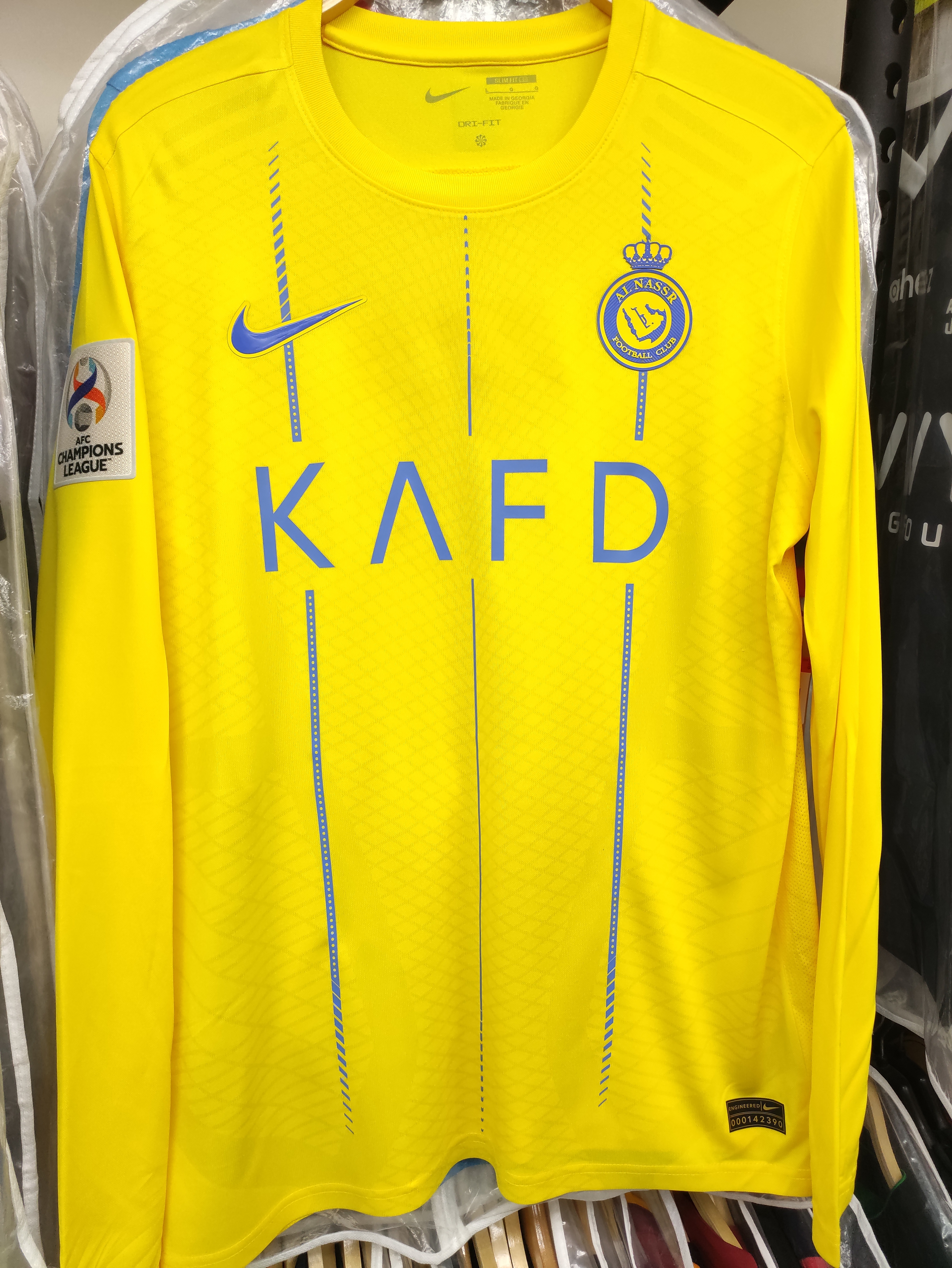 23-24艾納斯亞冠主場更衣室版C朗拿度長袖球衣