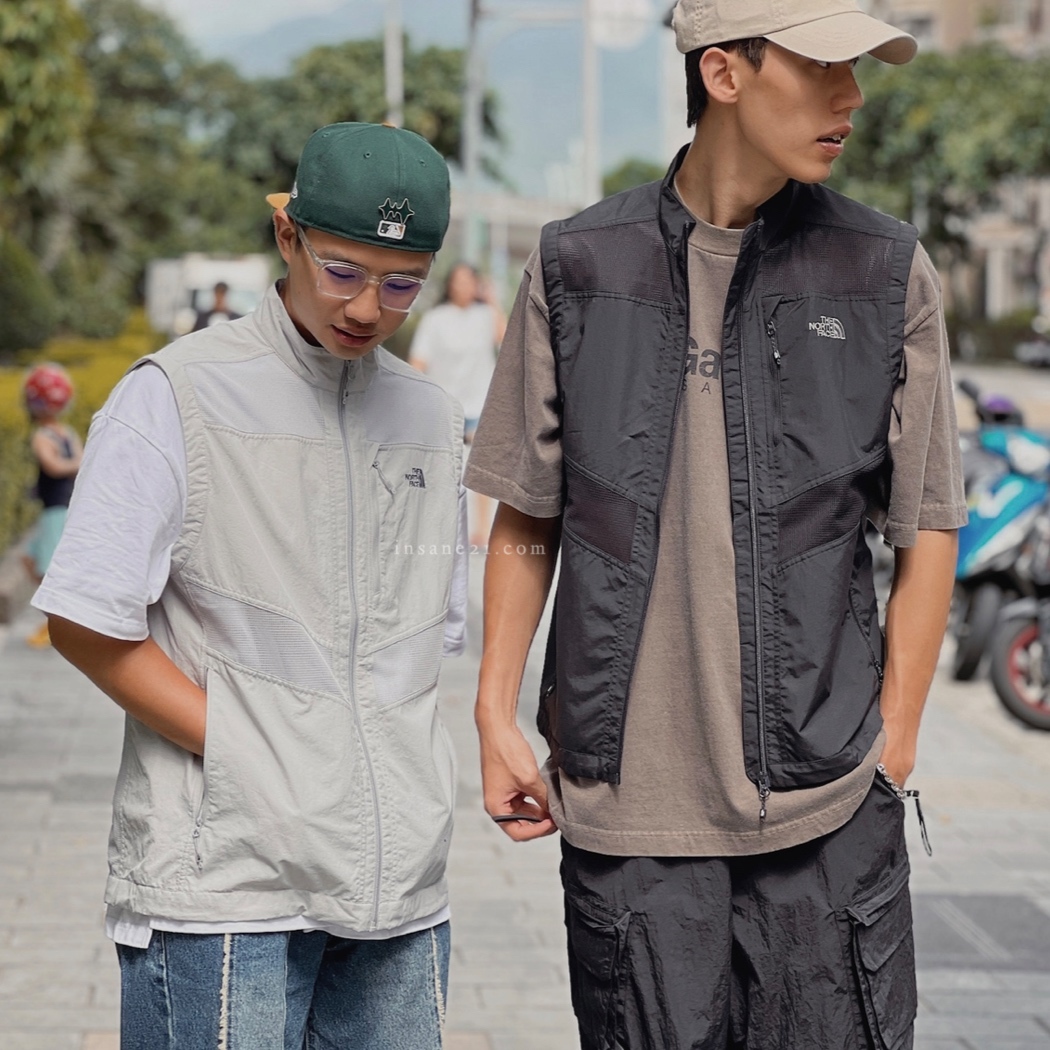 THE NORTH FACE 工裝網格背心 黑NV5VQ01A / 灰NV5VQ01B