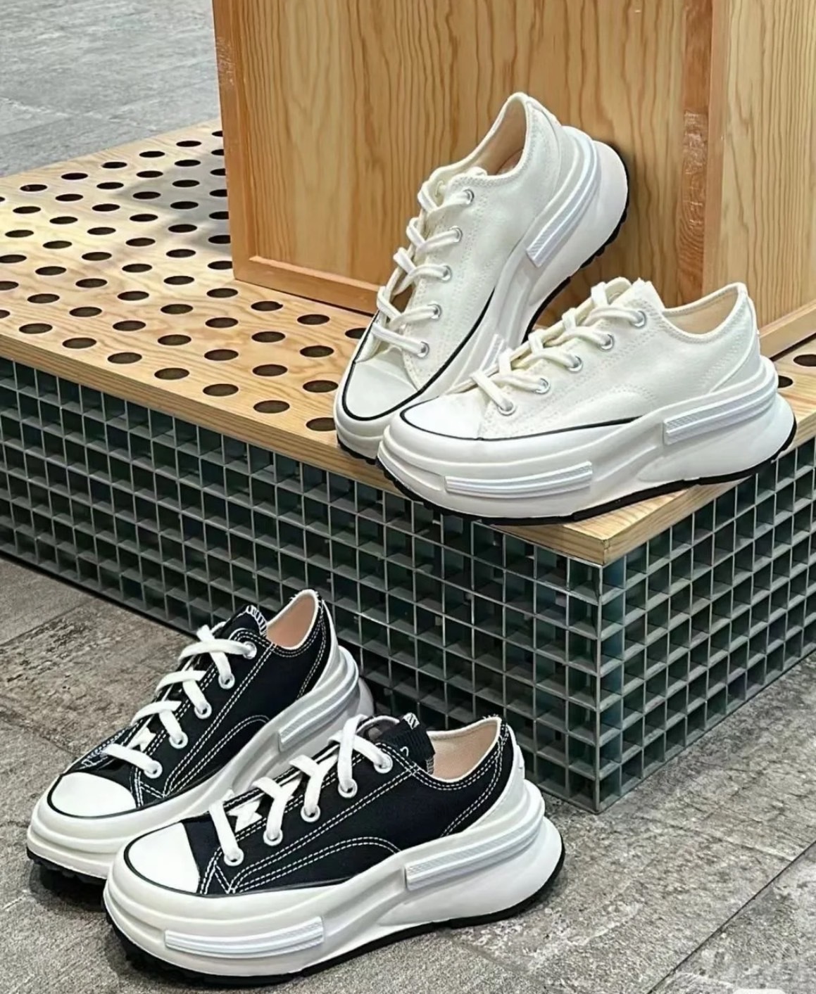 Converse Run Star Legacy CX 黑色 白色 低筒 厚底 增高 帆布鞋 A11490C A11489C/預購
