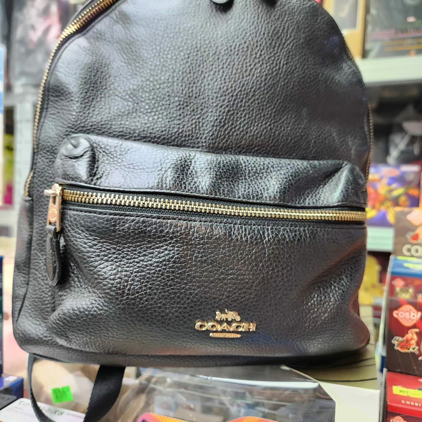 （日本直送）95% 新 Coach leather mini backpack