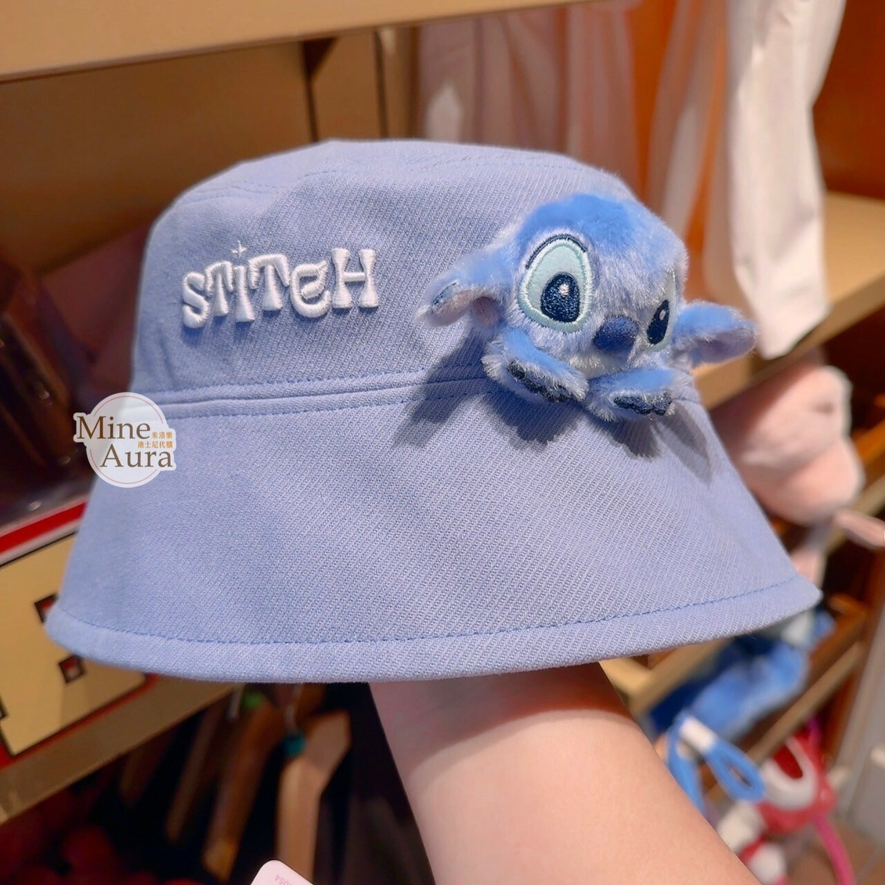 史迪奇 Stitch 絨毛趴趴造型 漁夫帽 帽子 星際寶貝 Lilo & Stitch -香港迪士尼樂園