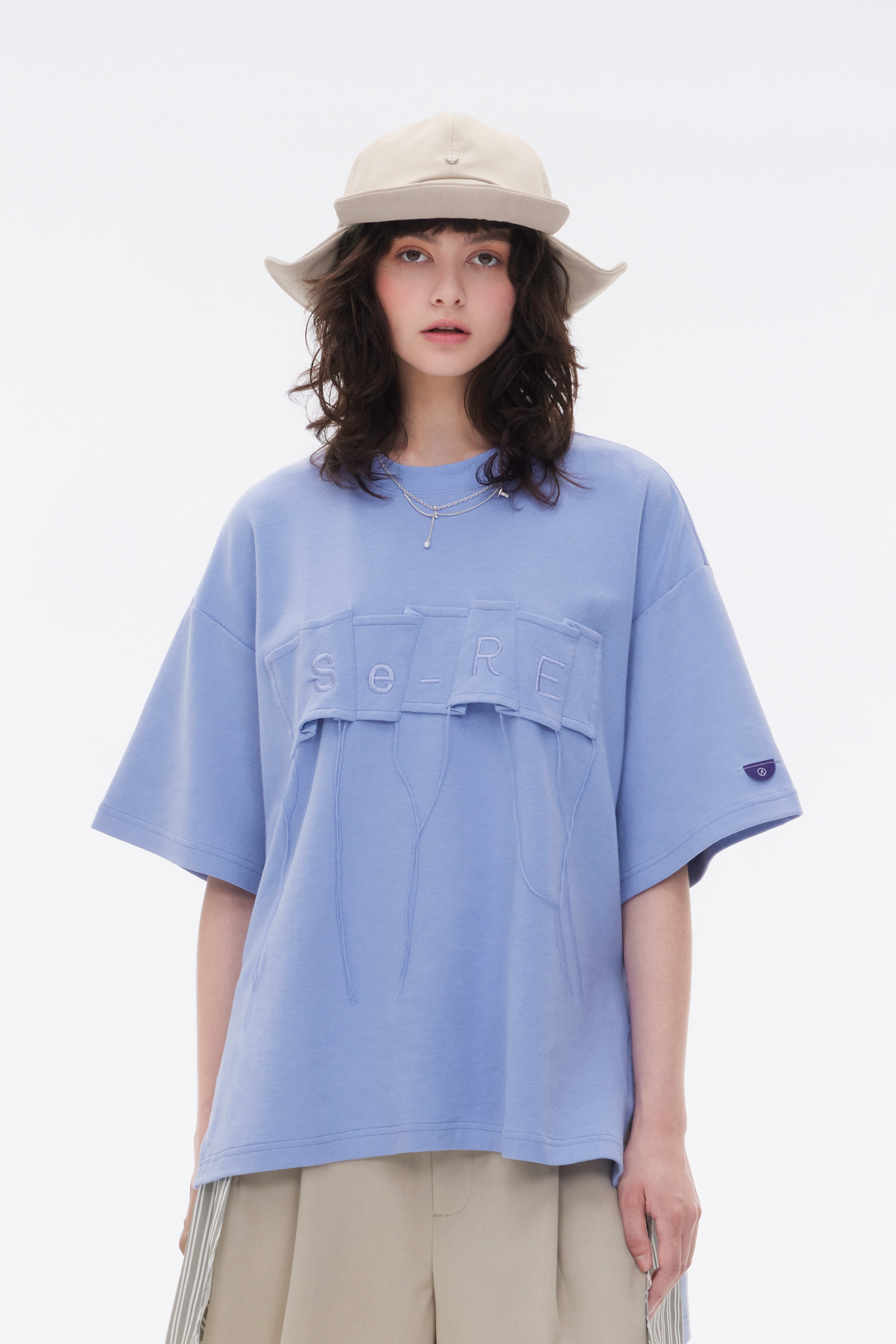 SeRE：FYI tee | Blue
