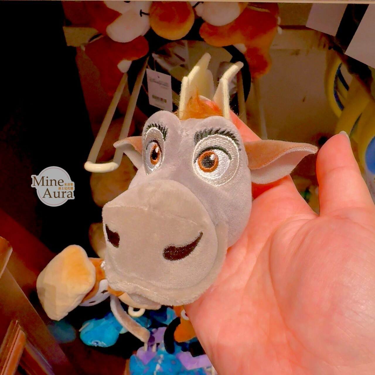 麋鹿 馴鹿 小斯 sven 大頭絨毛 迷你公仔 娃娃 (搭配個人客製髮圈用) 冰雪奇緣 Frozen -香港迪士尼樂園