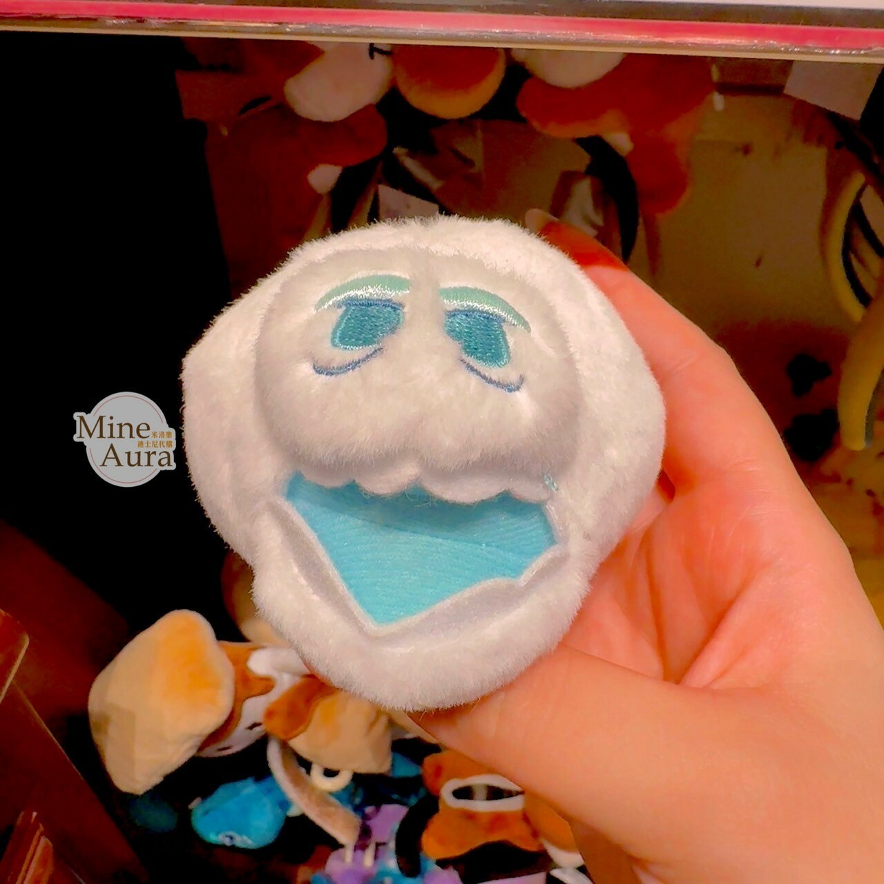 棉花糖雪怪 大頭絨毛 迷你公仔 娃娃 (搭配個人客製髮圈用) 冰雪奇緣 Frozen -香港迪士尼樂園