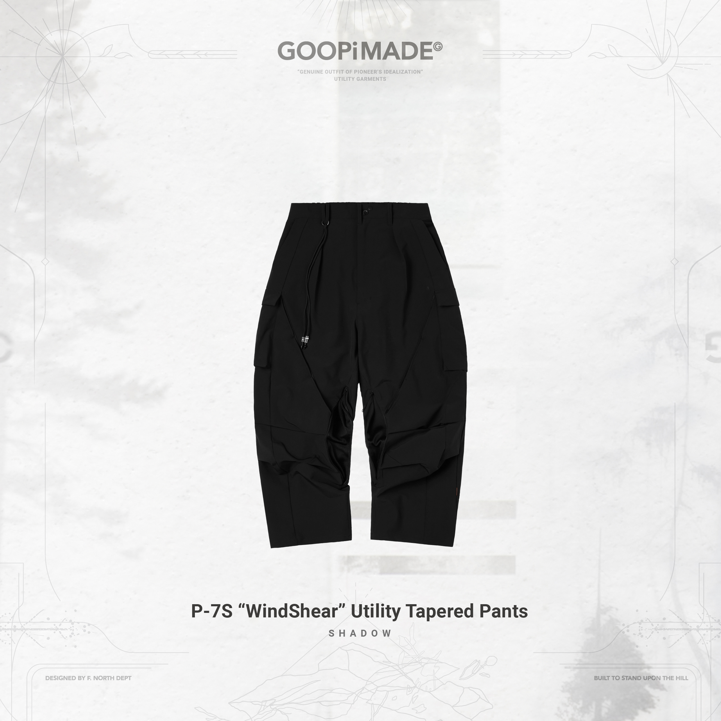P-7S “WindShear” Utility Tapered Pants - Shadow