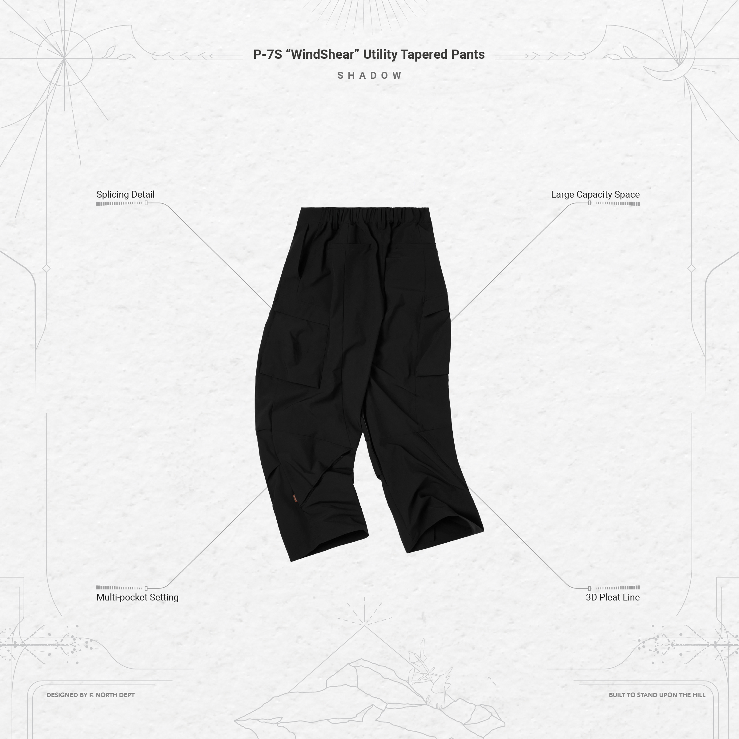 GOOPiMADE - ”G7-P1” Zettabyte 4D Utility Pants - SHINKIROU1.0