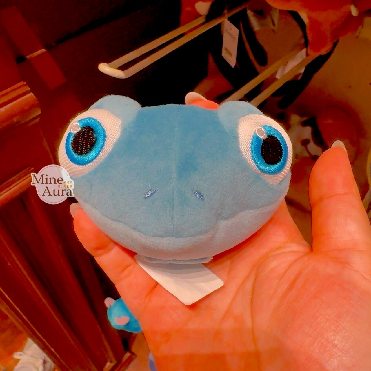 火精靈 蠑螈 布魯尼Bruni 大頭絨毛 迷你公仔 娃娃 (搭配個人客製髮圈用) 冰雪奇緣 Frozen -香港迪士尼樂園