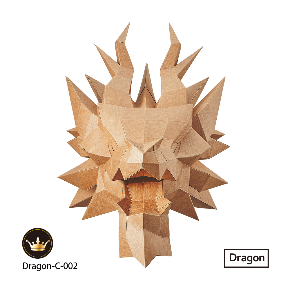 龍頭(牛皮木紋)拼圖