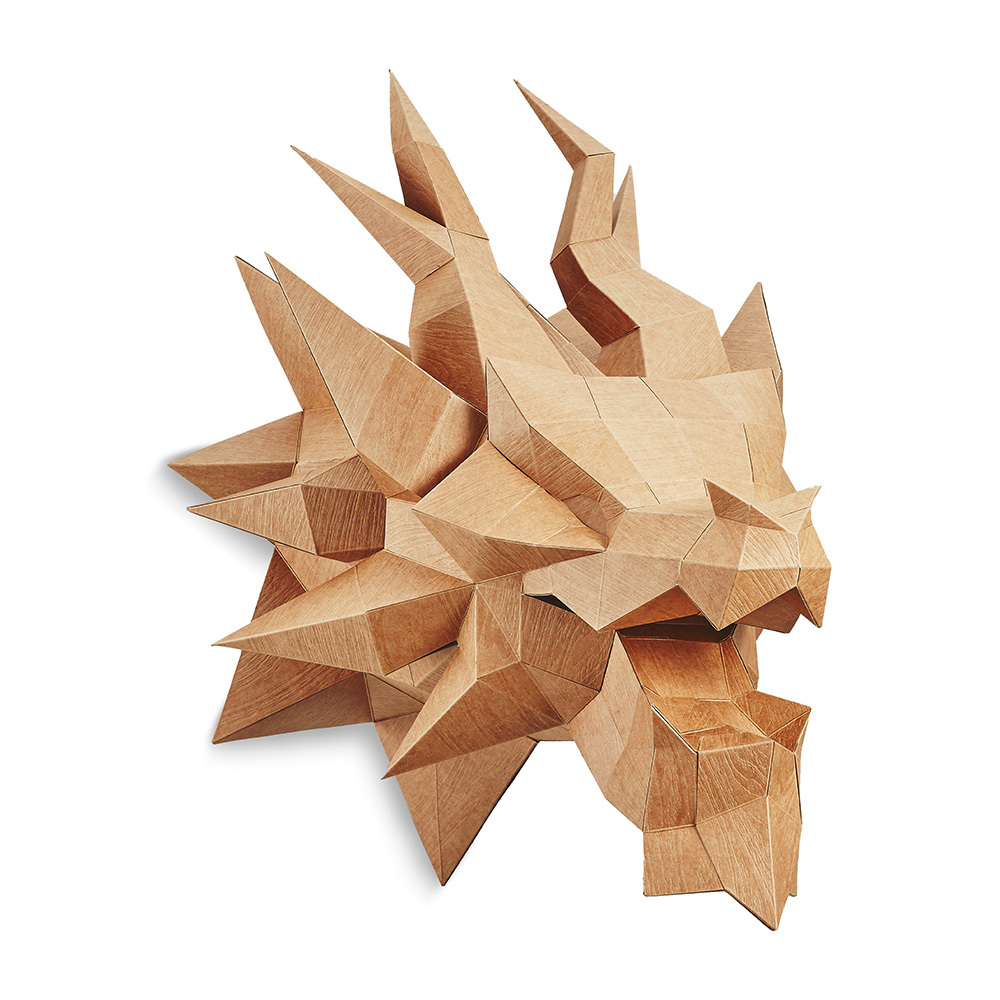 龍頭(牛皮木紋)拼圖