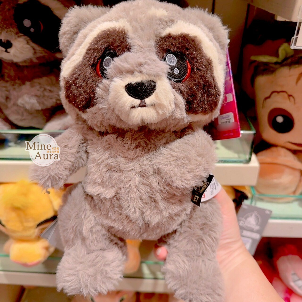 火箭浣熊 Rocket Raccoon 童年 小時候 娃娃 玩偶 星際異攻隊 漫威 Marvel -香港迪士尼樂園