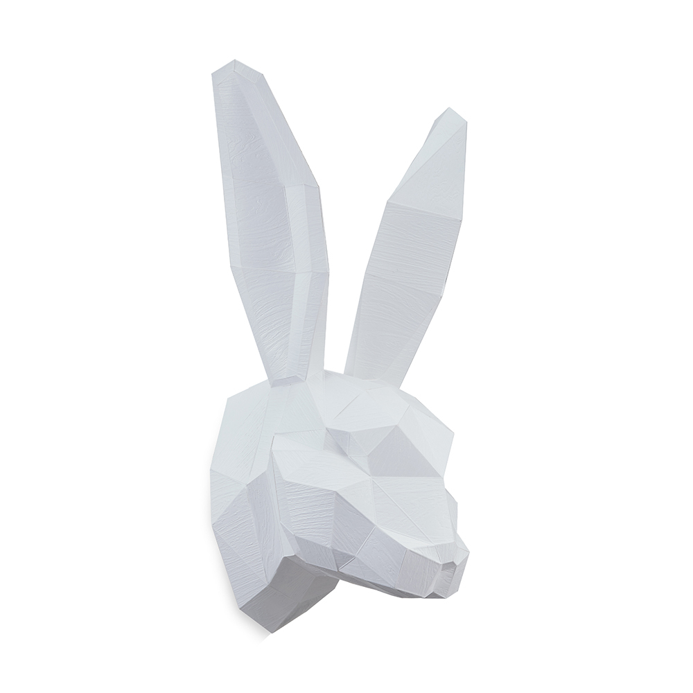 兔頭(白木紋)拼圖