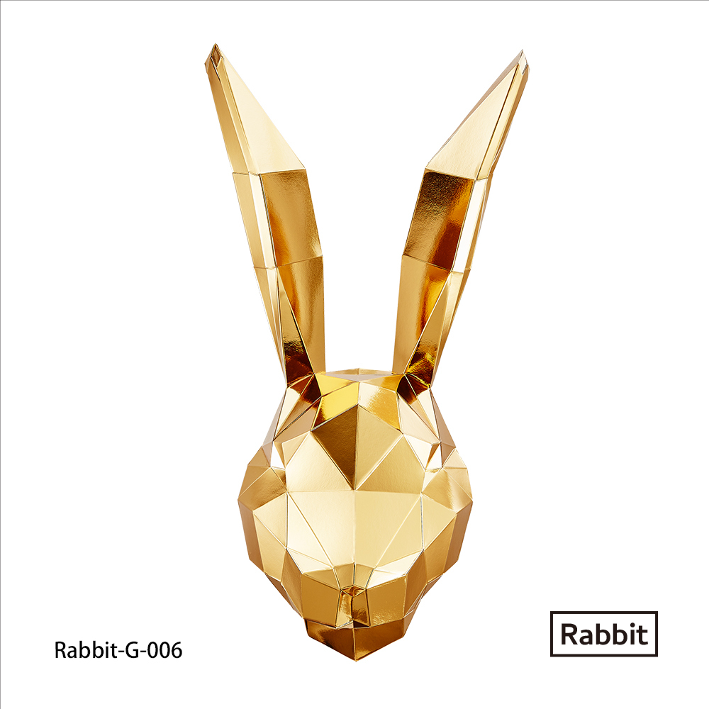 兔頭(全金箔)拼圖