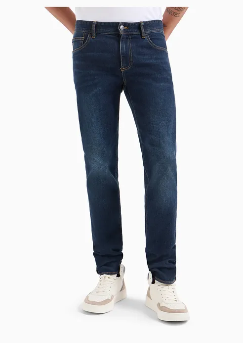 Armani Exchange J14窄版單寧牛仔褲