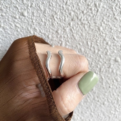 eat〰️開口波浪戒指