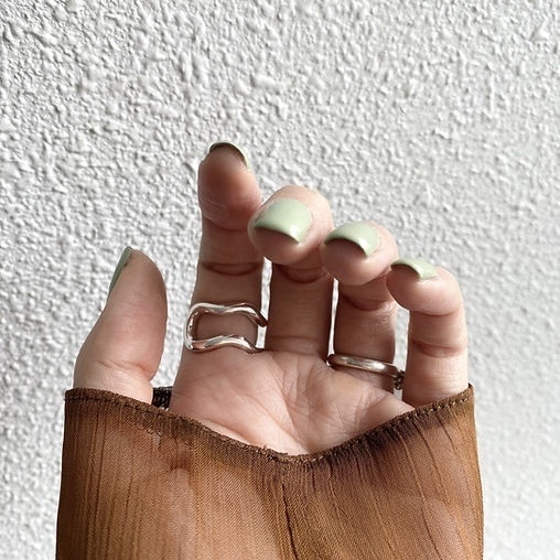 eat〰️開口波浪戒指