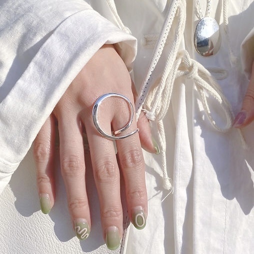 eat〰️圈圈線條戒指