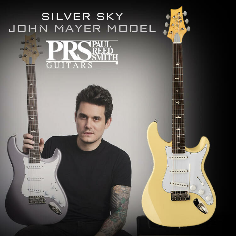 簽名款 PRS SE John Mayer Silver Sky Moon White 電吉他