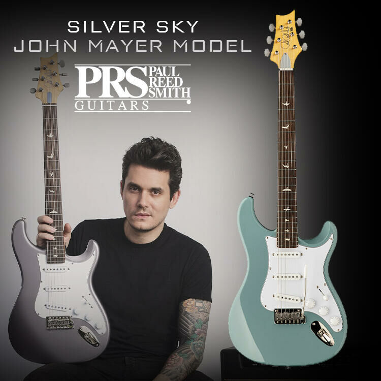 簽名款 PRS SE John Mayer Silver Sky Stone Blue 電吉他