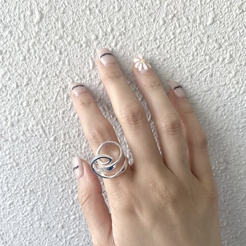 eat〰️不規則線條戒指