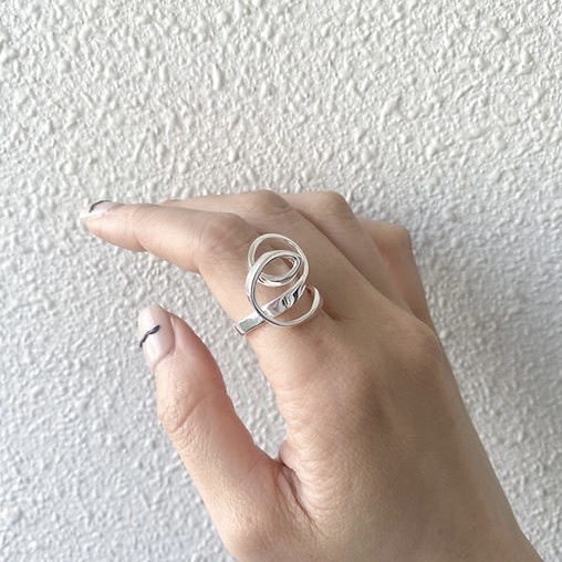 eat〰️不規則線條戒指