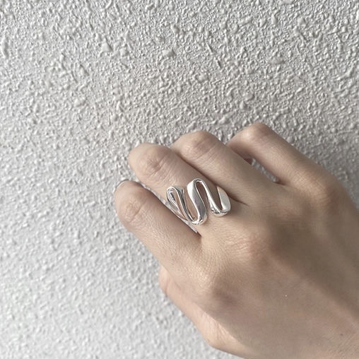 eat〰️緞帶線條戒指