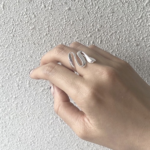 eat〰️緞帶線條戒指