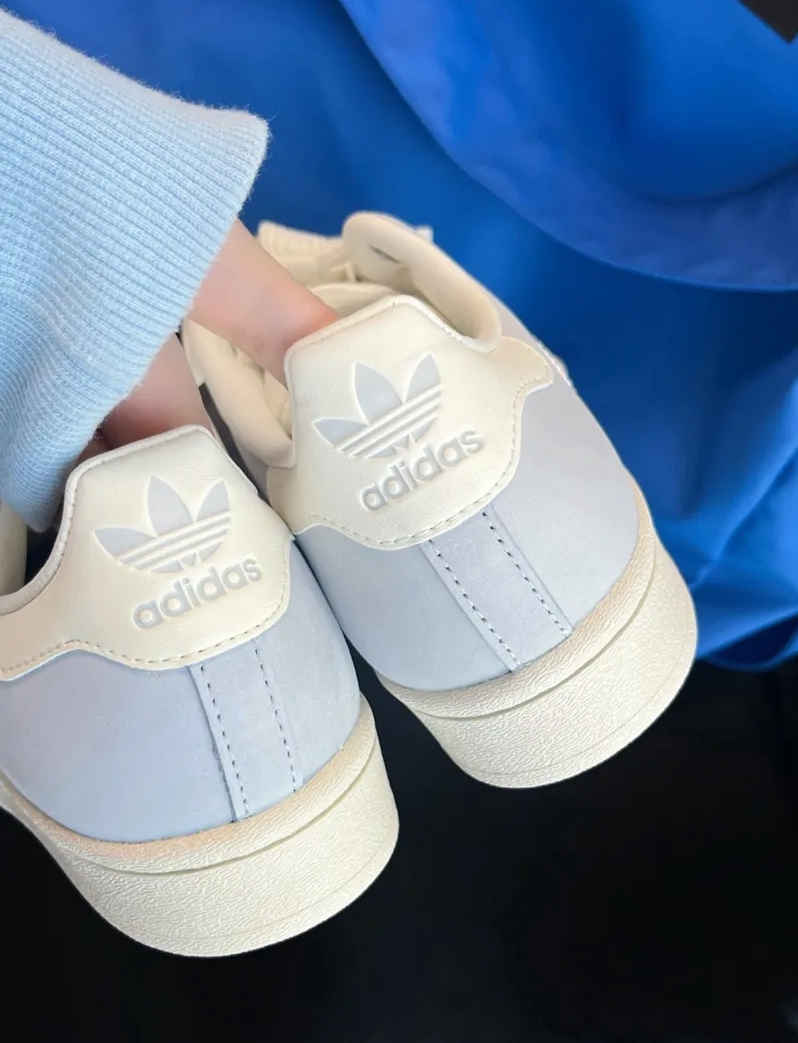 ADIDAS Originals SUPERSTAR W 貝殼鞋 霧霾藍灰 IE3037