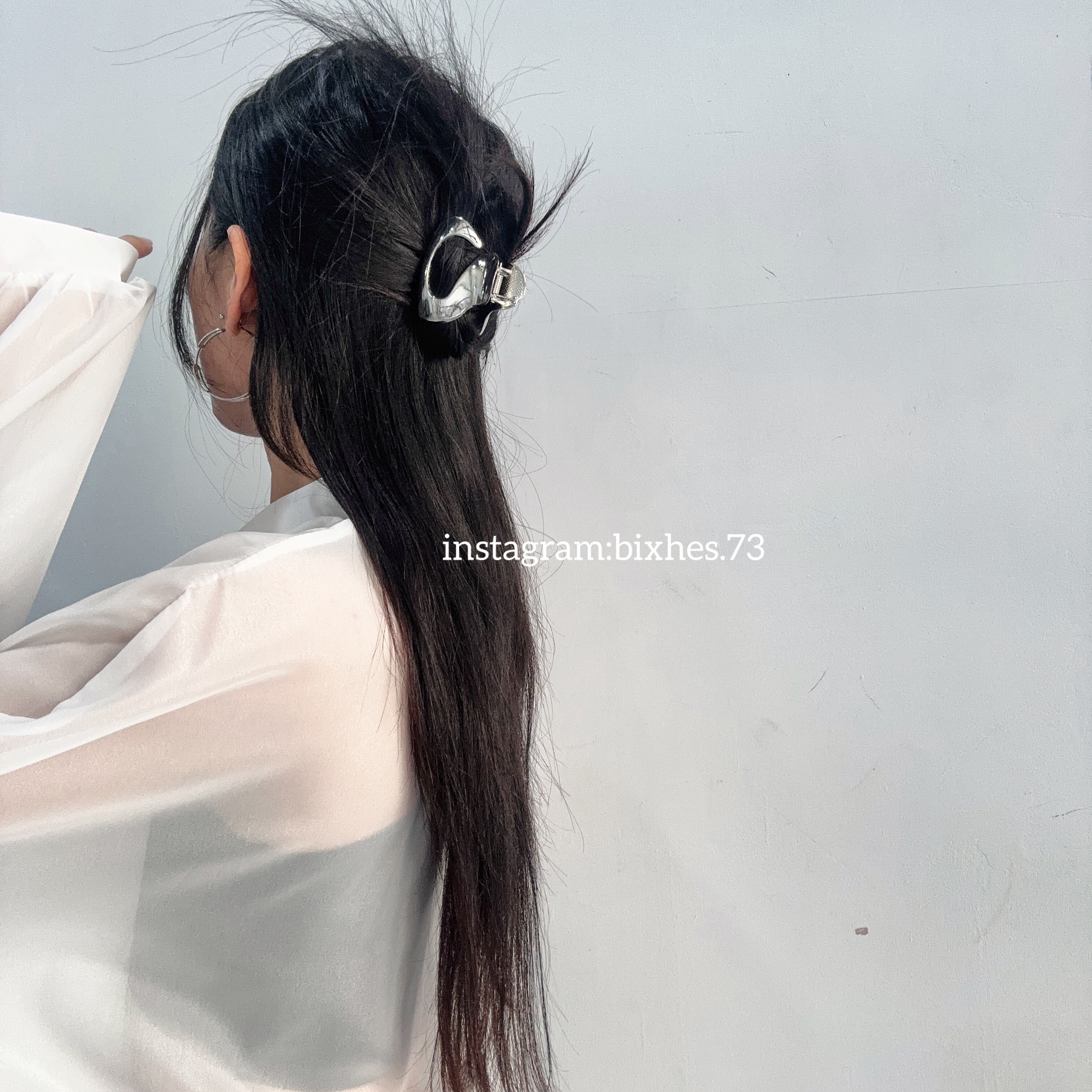 質感金屬小鯊魚夾(H00032)