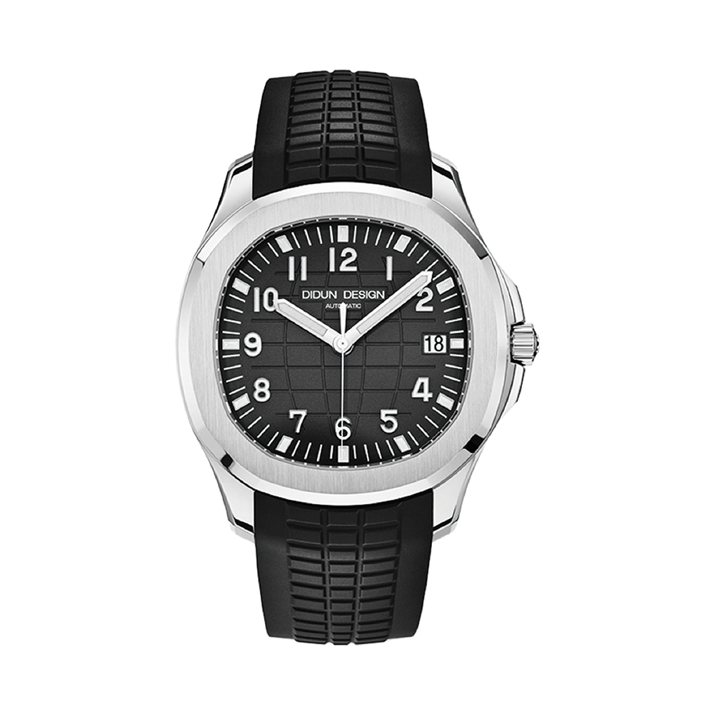 【DIDUN 迪頓】DDN-013 手雷款 帶日期  21寶石軸承 矽膠  夜光機械錶-
