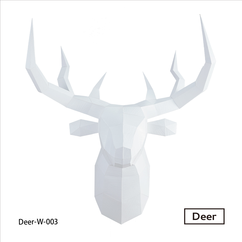 鹿頭(白木紋)拼圖