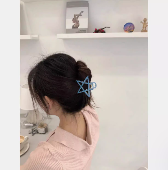 [2 FOR RM10] Colorful Transparent Star Hair Claw