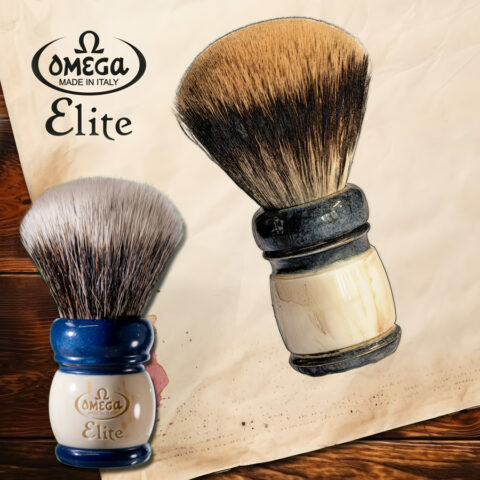Omega Elite Fiber Shaving Brush – Vintage Edition MB1920
