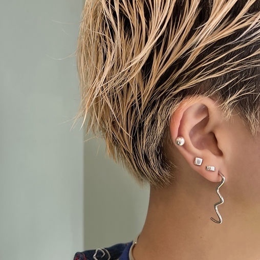 eat〰️超可愛波浪耳環