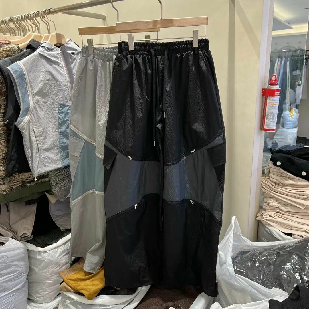 拼色鬆身褲 P2842