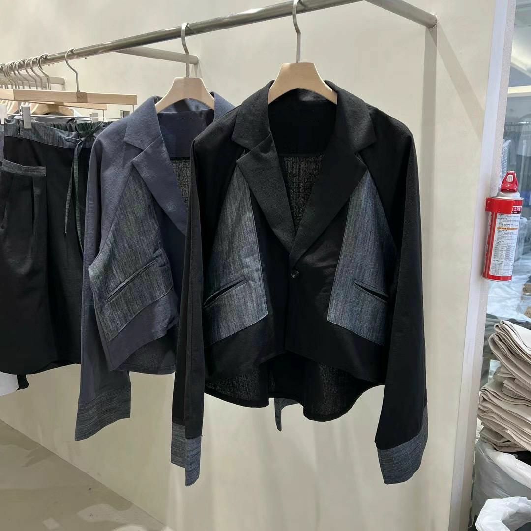 拼色/淨色西裝褸 JK2512