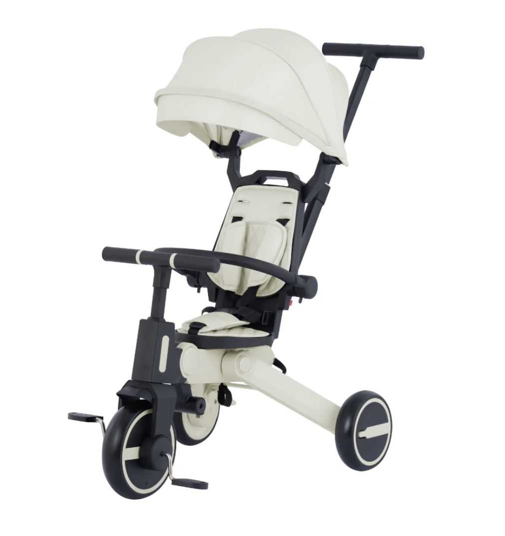 Kids Star RIDER+ 摺合三輪車 - 沙色  KS168-Sand