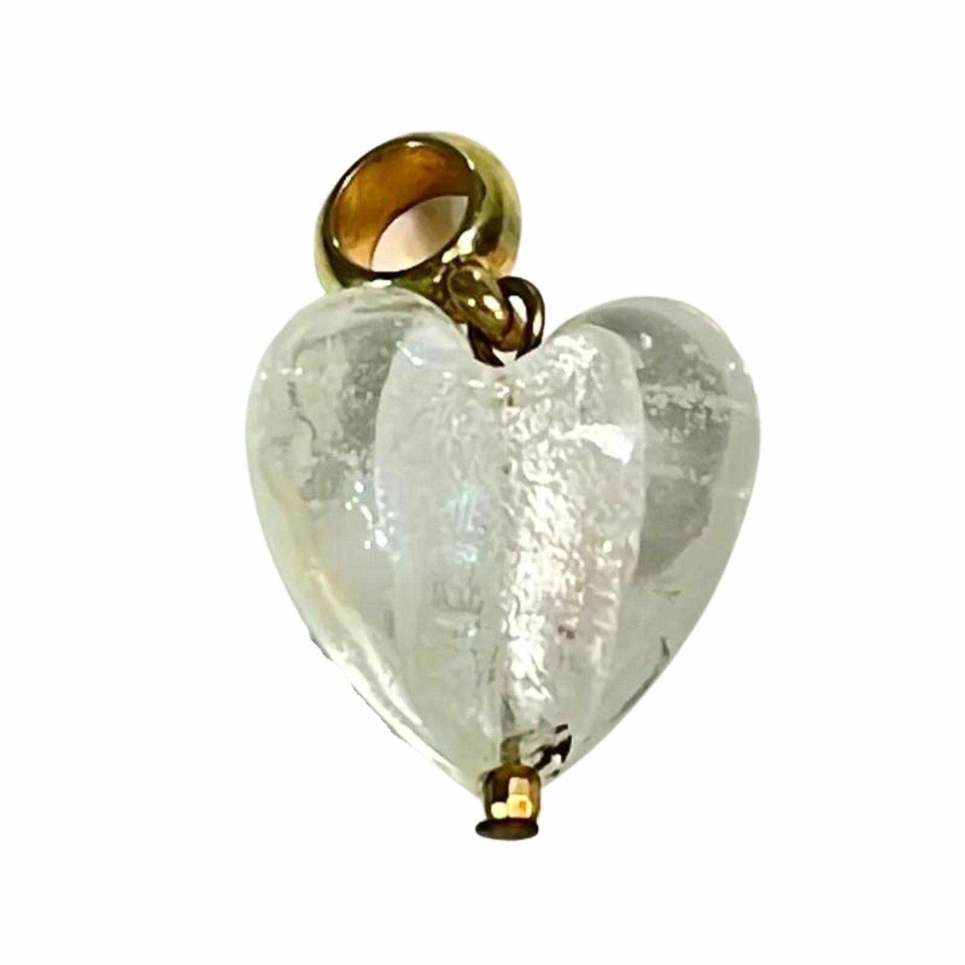 1MY0607-230 MAYOL 希臘全人手製飾品 玻璃心形吊飾 8 色 (A-EU-E)