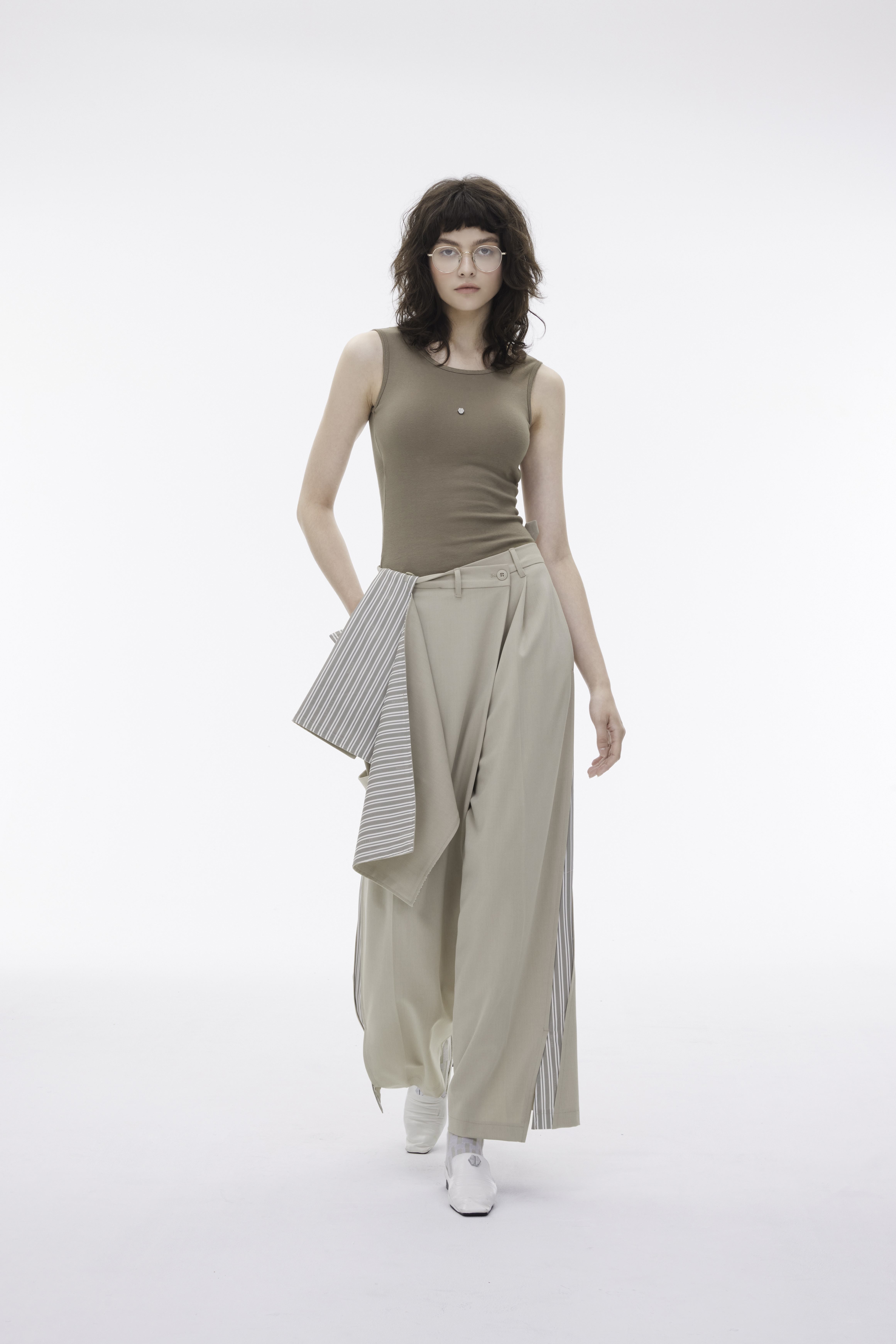 SeRE：ASAP tank top | Brown