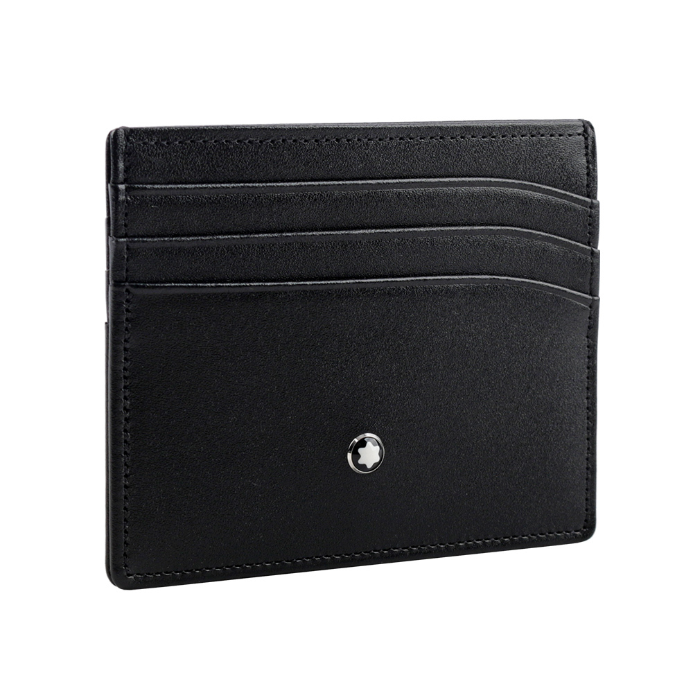 【Montblanc】Meisterstuck 系列平滑牛皮6卡名片夾/卡片夾